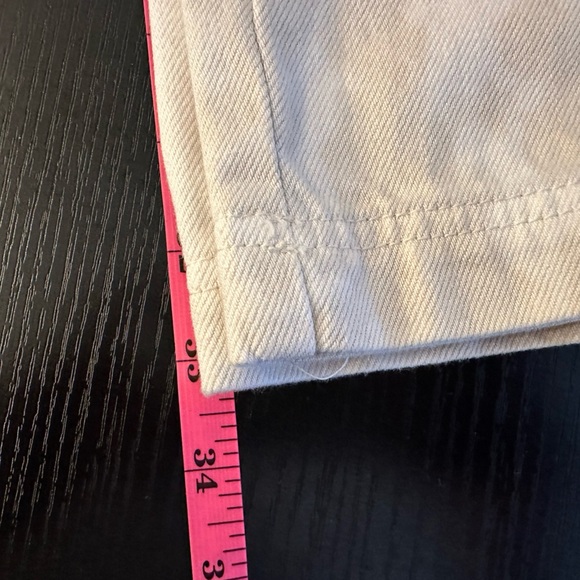 Zara Cream & White Straight Leg Jean - Picture 8 of 12